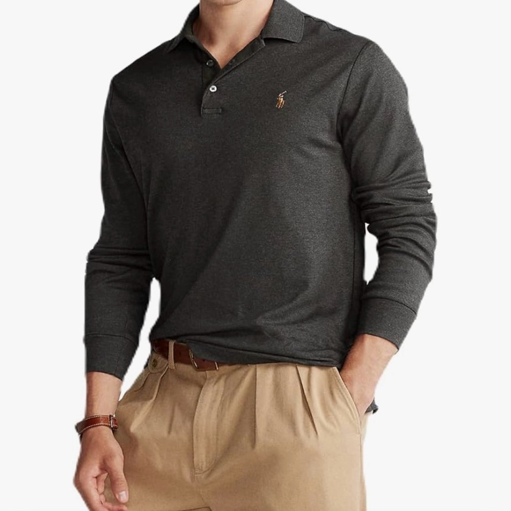 Polo Ralph Lauren Classic Charcoal Long Sleeve